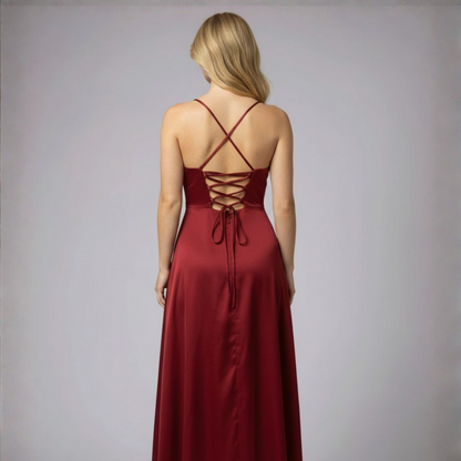 Women's Guest Wedding Floral Maxi Dress Long Sleeve | Formal - Image 3