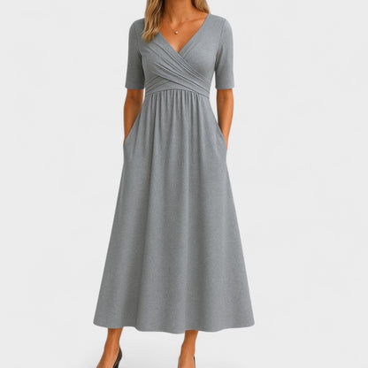 Women's Guest Wedding Formal Dress Midi | Flattering - Image 1