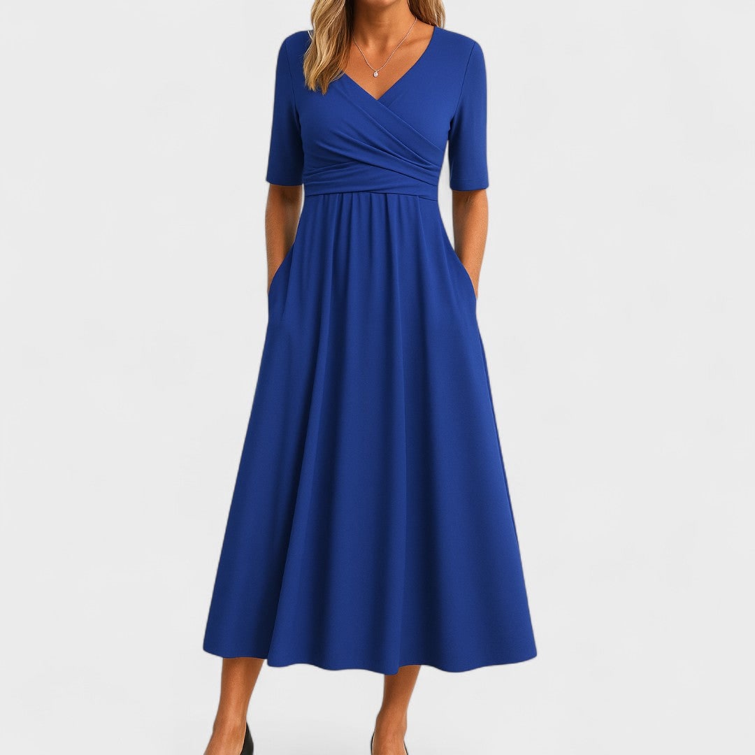 Women's Guest Wedding Formal Dress Midi | Flattering - Image 3
