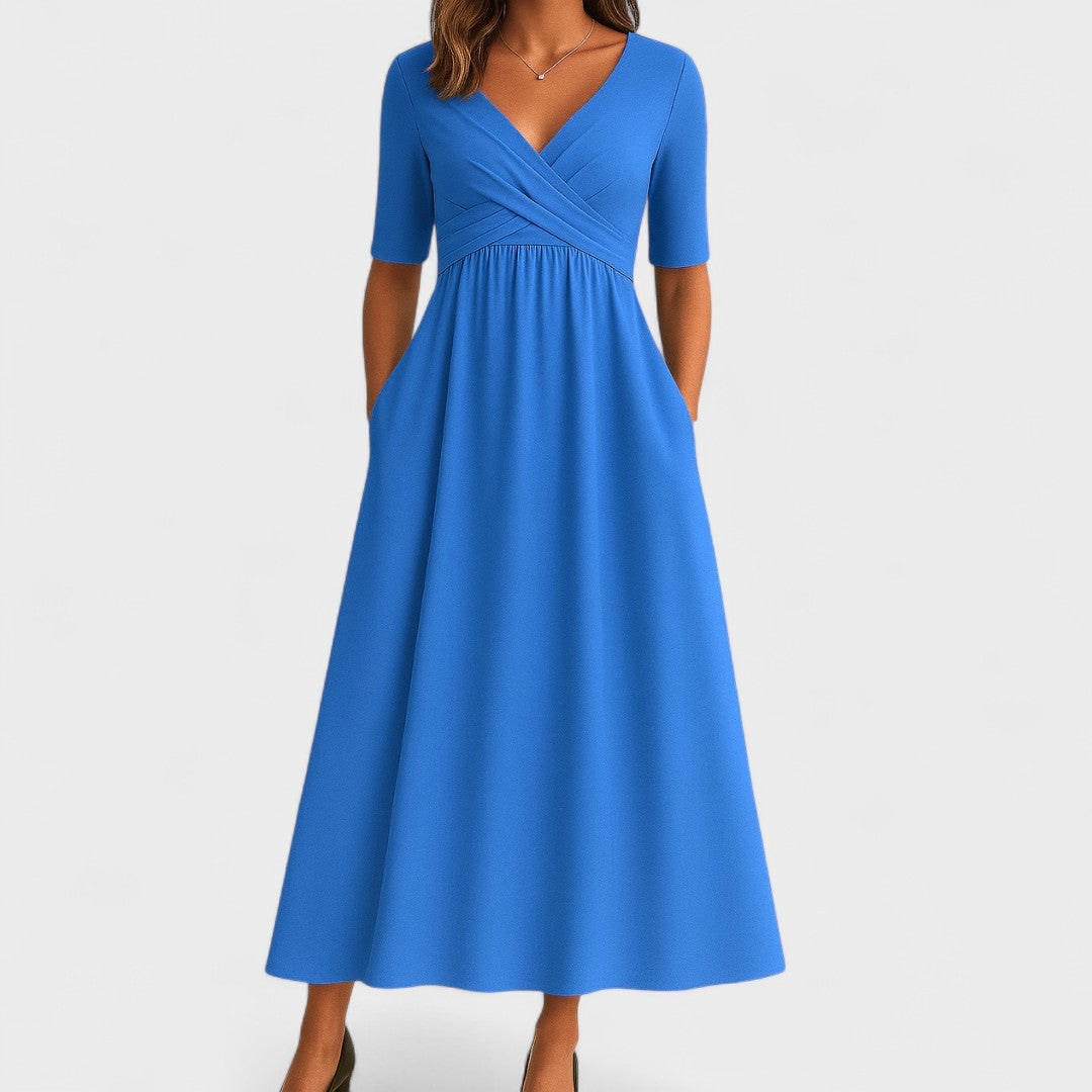 Women's Guest Wedding Formal Dress Midi | Flattering - Image 4