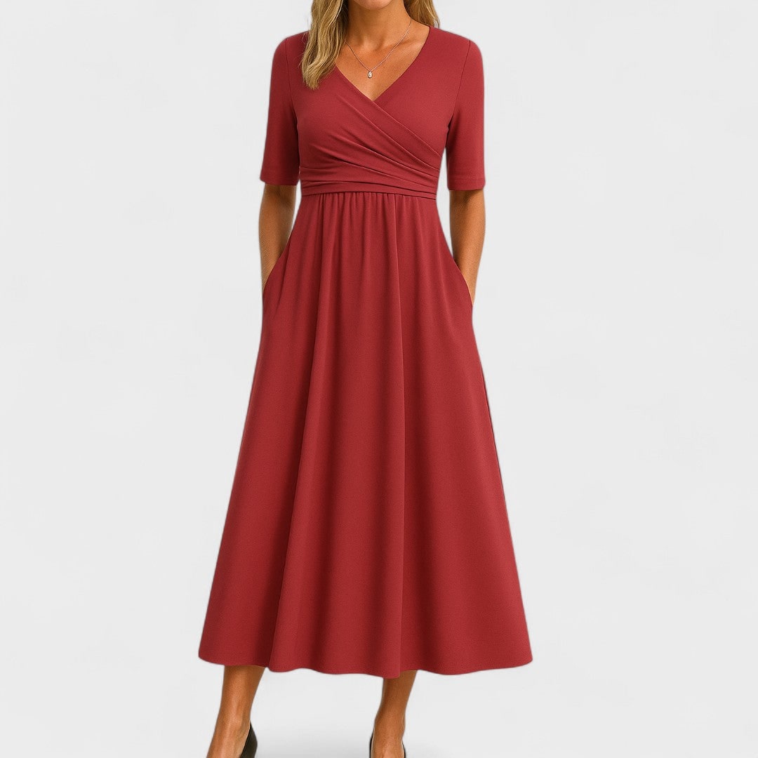 Women's Guest Wedding Formal Dress Midi | Flattering - Image 6