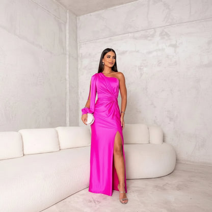 Women's Guest Wedding Formal Maxi Dress | One-Shoulder - Image 16