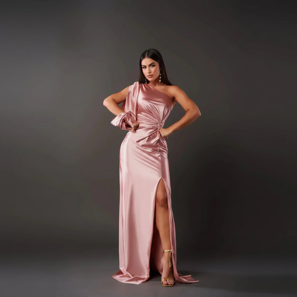 Women's Guest Wedding Formal Maxi Dress | One-Shoulder - Image 28
