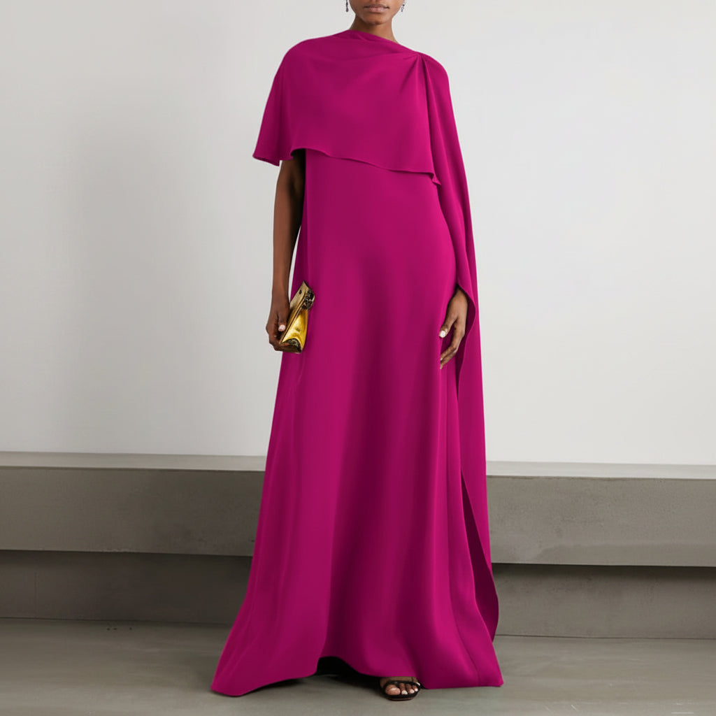 Women's Guest Wedding Loose Maxi Dress Asymmetric | Evening - Image 3
