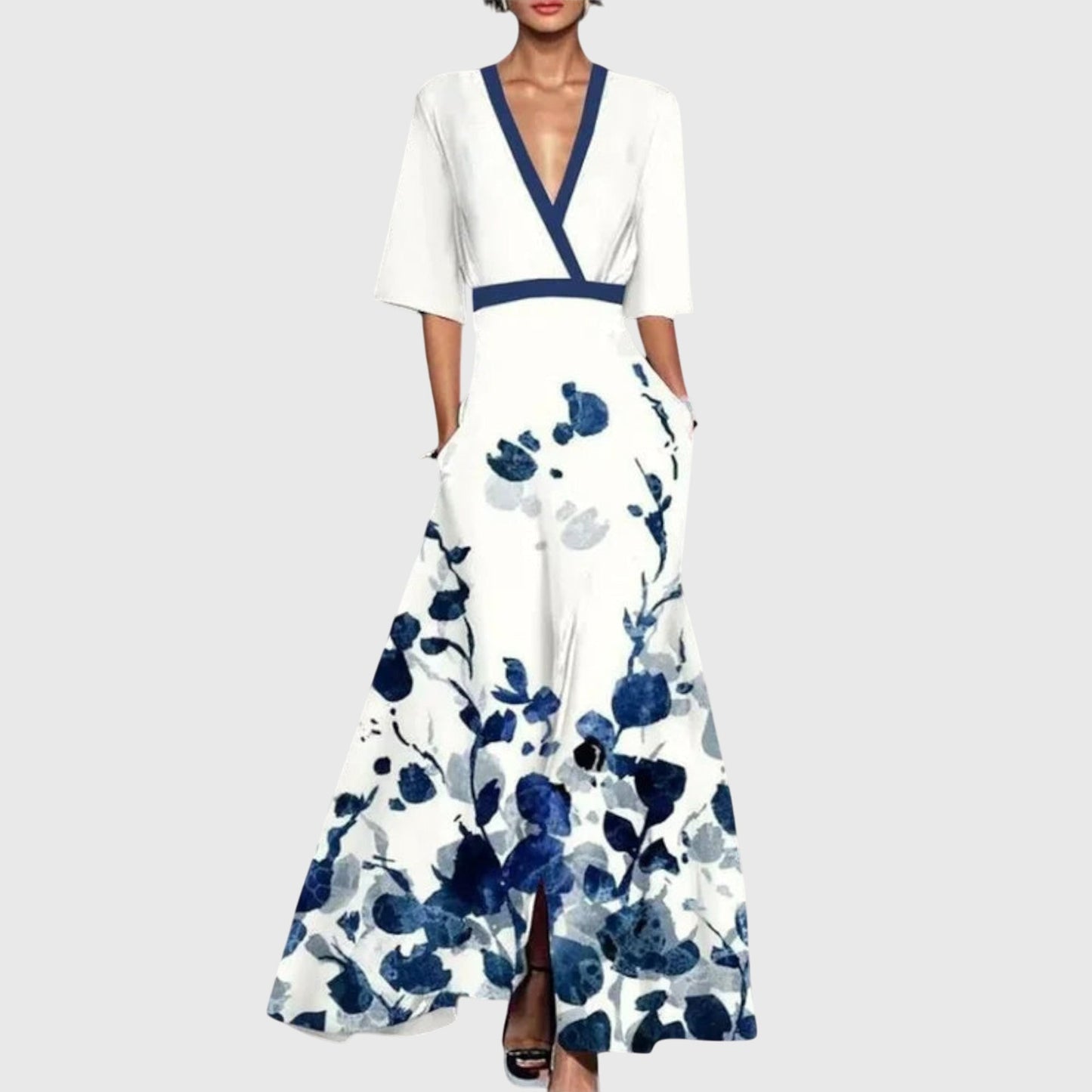 Women's Guest Wedding Maxi Dress | Floral - Image 5