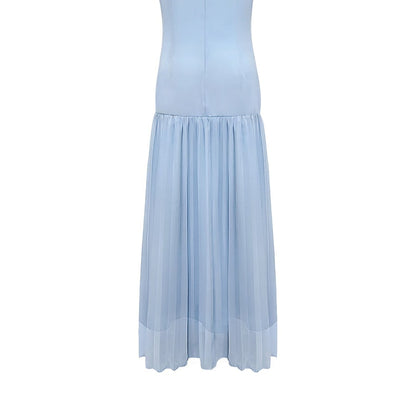 Women's Guest Wedding Sleeveless Floral Maxi Dress | Pleated - Image 12