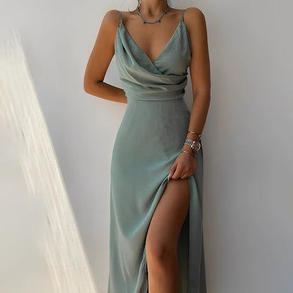 Women's Guest Wedding Slit Dress | Formal - Image 1