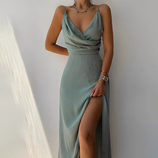 Women's Guest Wedding Slit Dress | Formal - Image 1