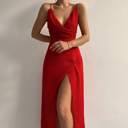 Women's Guest Wedding Slit Dress | Formal - Image 3