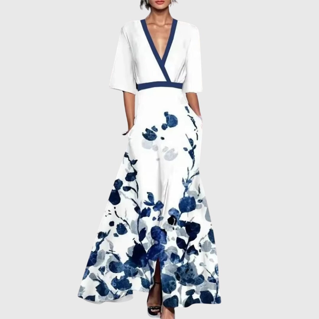 Women's Guest Wedding Spring Dress Maxi | Floral - Image 1