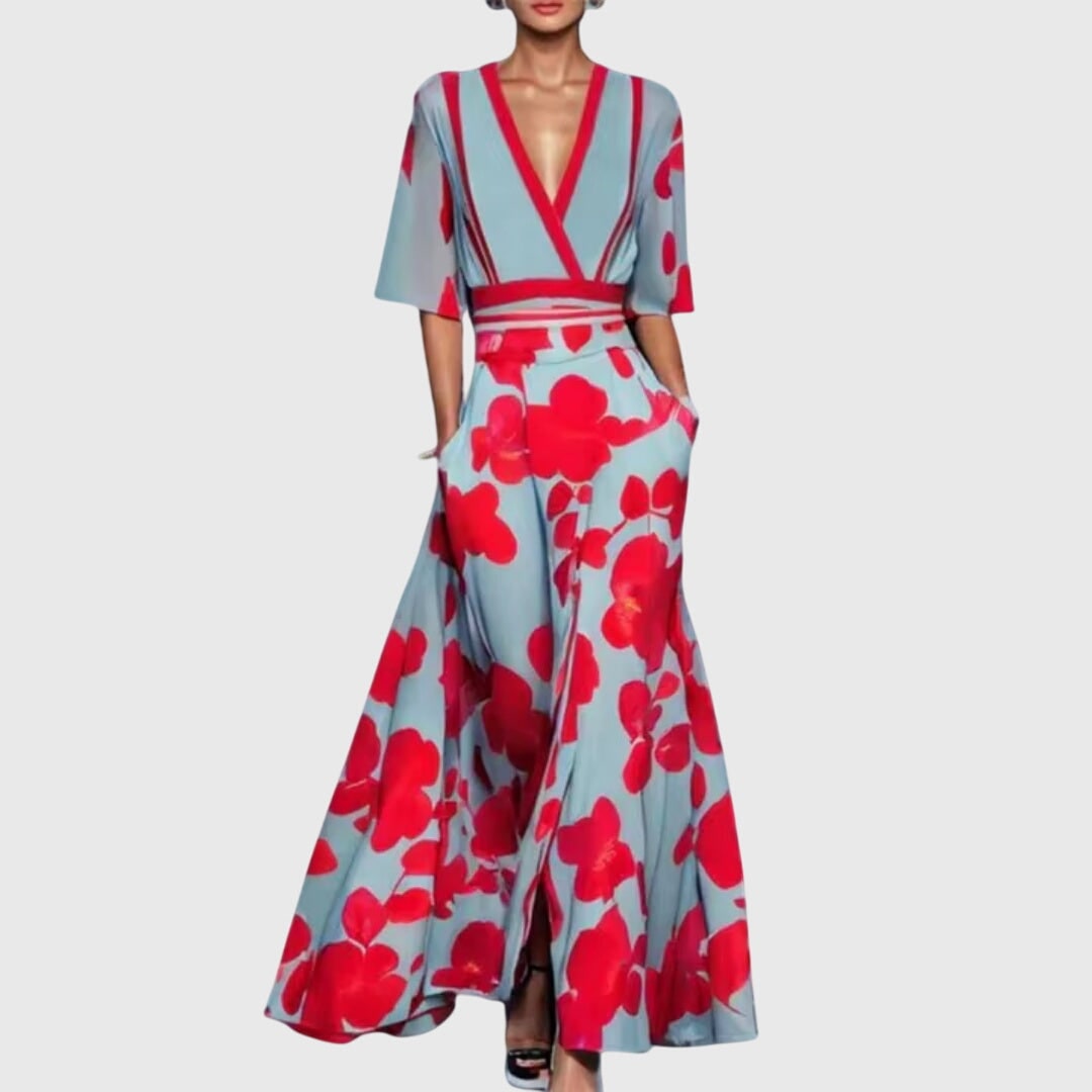 Women's Guest Wedding Spring Dress Maxi | Floral - Image 3