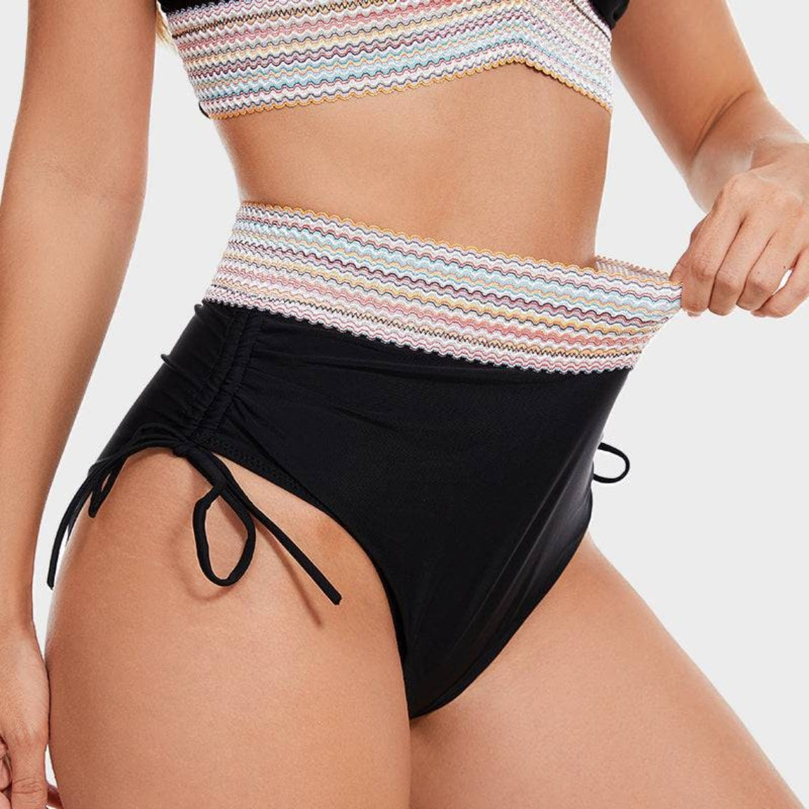 Women's High-Waisted Push-Up Bikini Swimwear | Flattering - Image 11