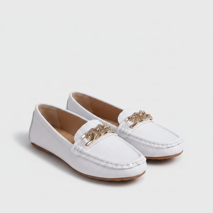 Women's Loafers Cushioned Insole Chain | Orthopedic - Image 1
