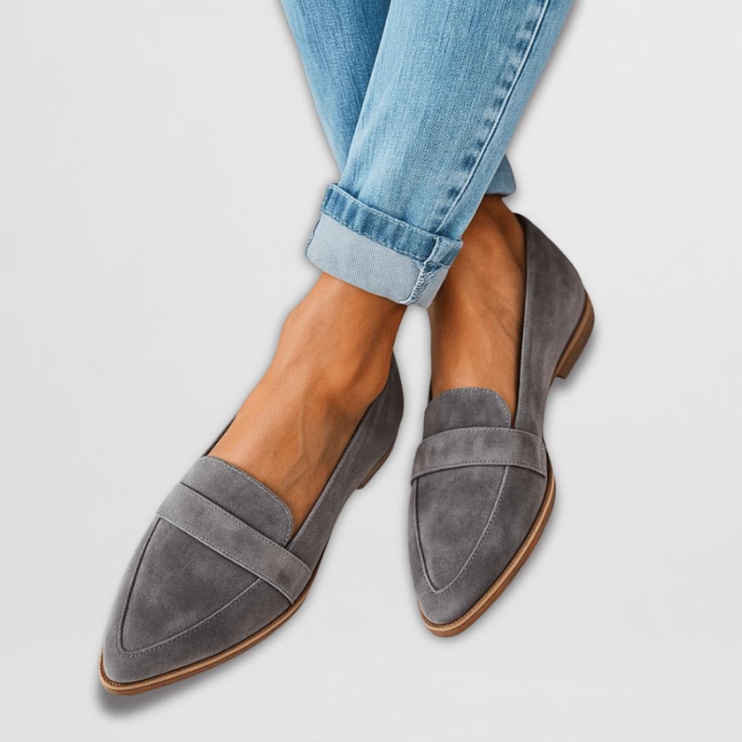 Women's Loafers Cushioned Insole Suede | Orthopedic Loafers - Image 2
