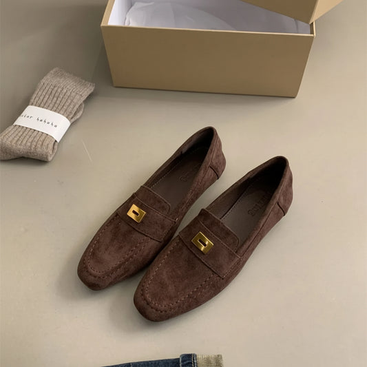 Women's Loafers Suede Material | Casual - Image 1