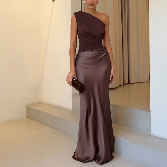 Women's One Shoulder Wedding Guest Formal Dress | Maxi - Image 1