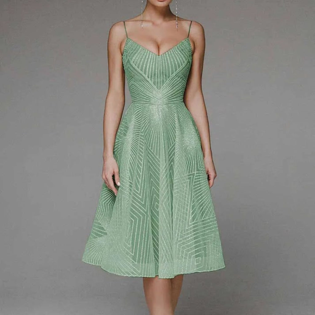 Women's Open Back Guest Wedding Dress | Formal - Image 6