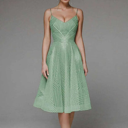 Women's Open Back Guest Wedding Dress | Formal - Image 6