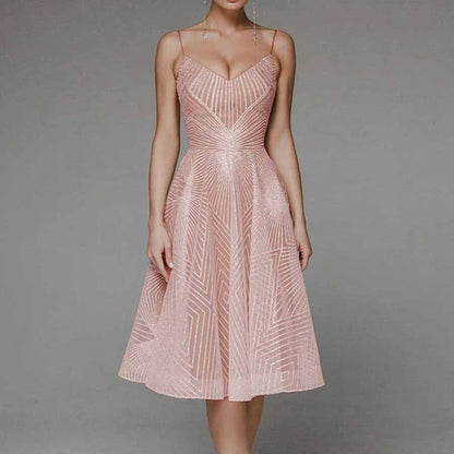 Women's Open Back Guest Wedding Dress | Formal - Image 7