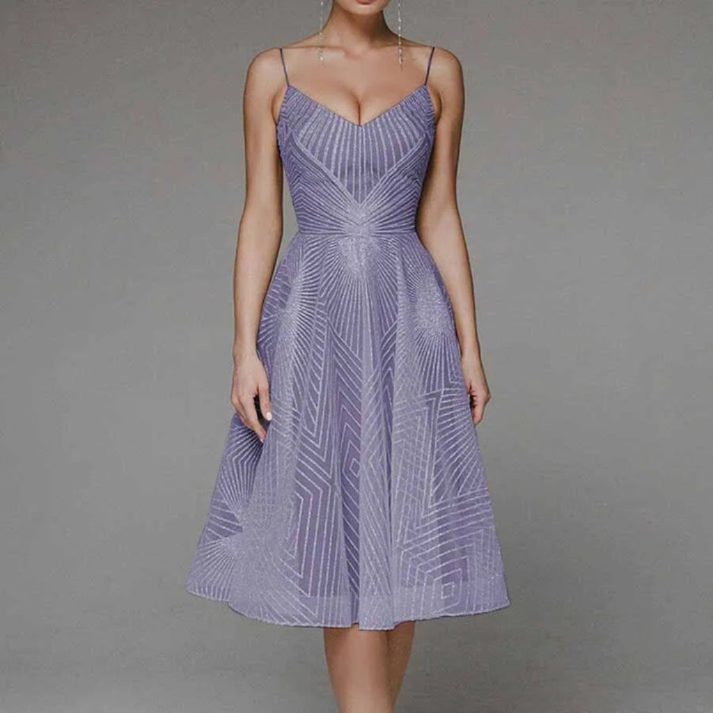 Women's Open Back Guest Wedding Dress | Formal - Image 8