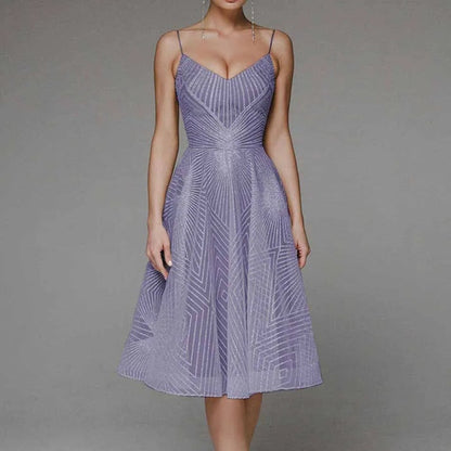 Women's Open Back Guest Wedding Dress | Formal - Image 8