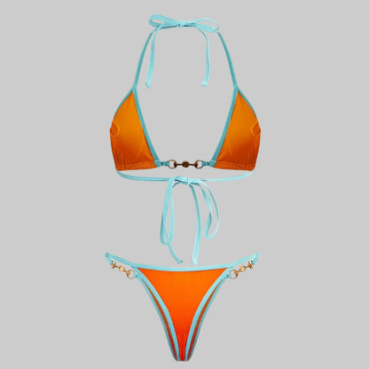 Women's Pearl Swimsuit Bikini Set Halter | Swimwear - Image 6