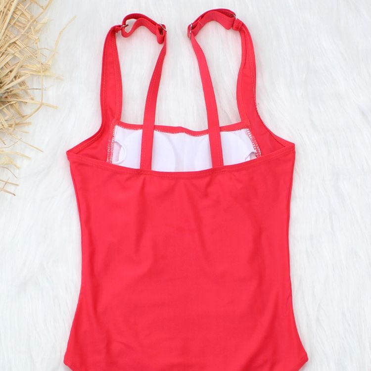 Women's Ruched One Piece Swimsuit Full Coverage - Image 14