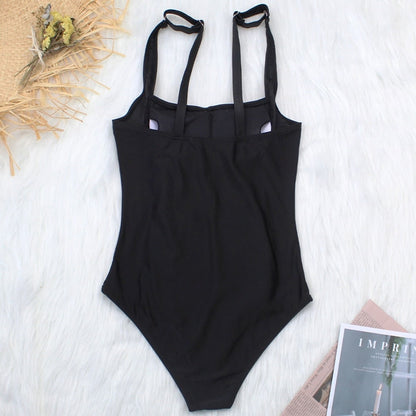 Women's Ruched One Piece Swimsuit Full Coverage - Image 9