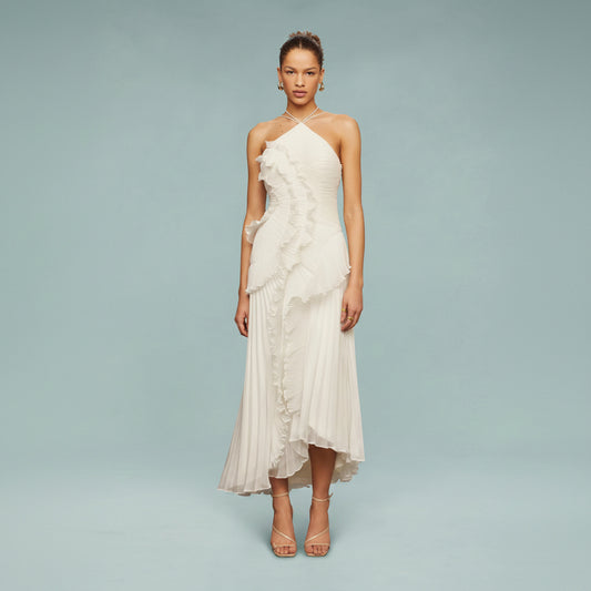 Women's Ruffle Summer Dress Formal | Maxi - Image 5