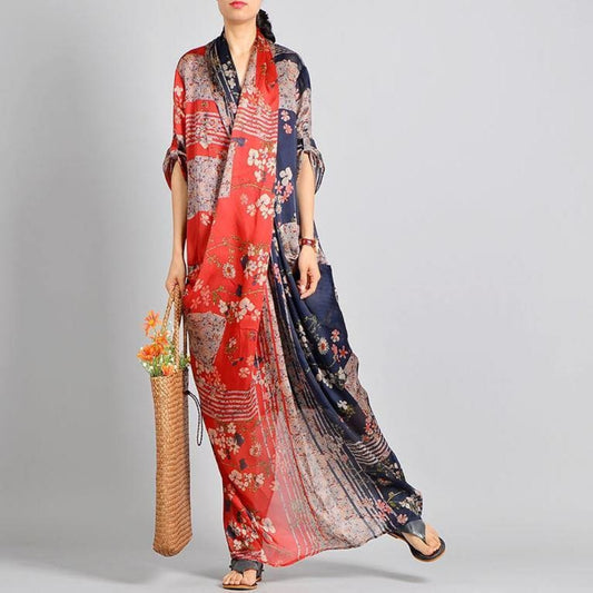 Women's Summer Dress Maxi Spring Midi | V-Neck Robe - Image 2