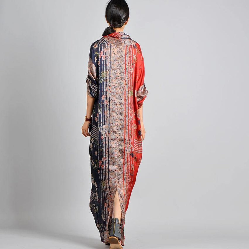 Women's Summer Dress Maxi Spring Midi | V-Neck Robe - Image 4