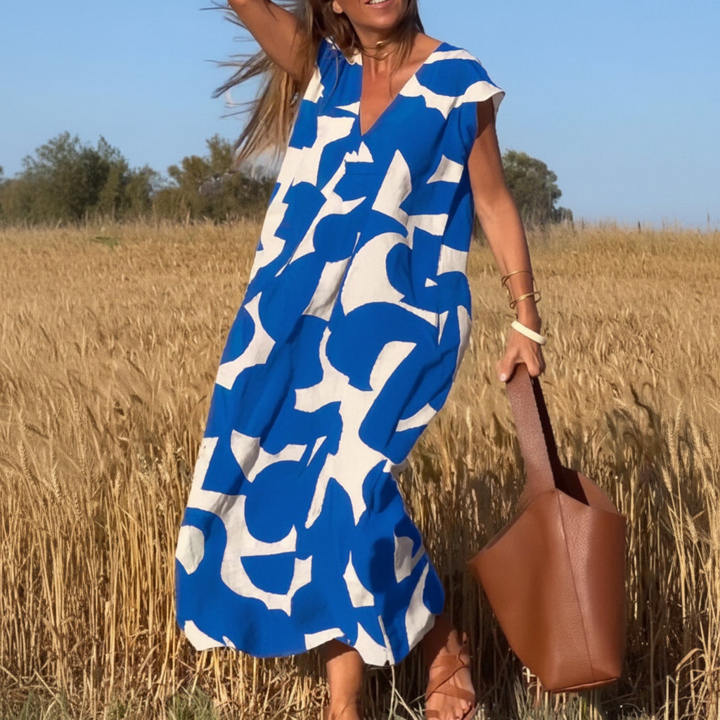 Women's Summer Maxi Dress Casual | Printed Dress - Image 11