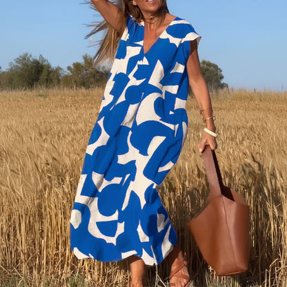 Women's Summer Maxi Dress Casual | Printed Dress - Image 11