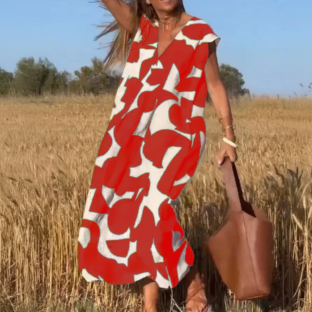 Women's Summer Maxi Dress Casual | Printed Dress - Image 14