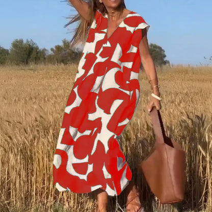 Women's Summer Maxi Dress Casual | Printed Dress - Image 14