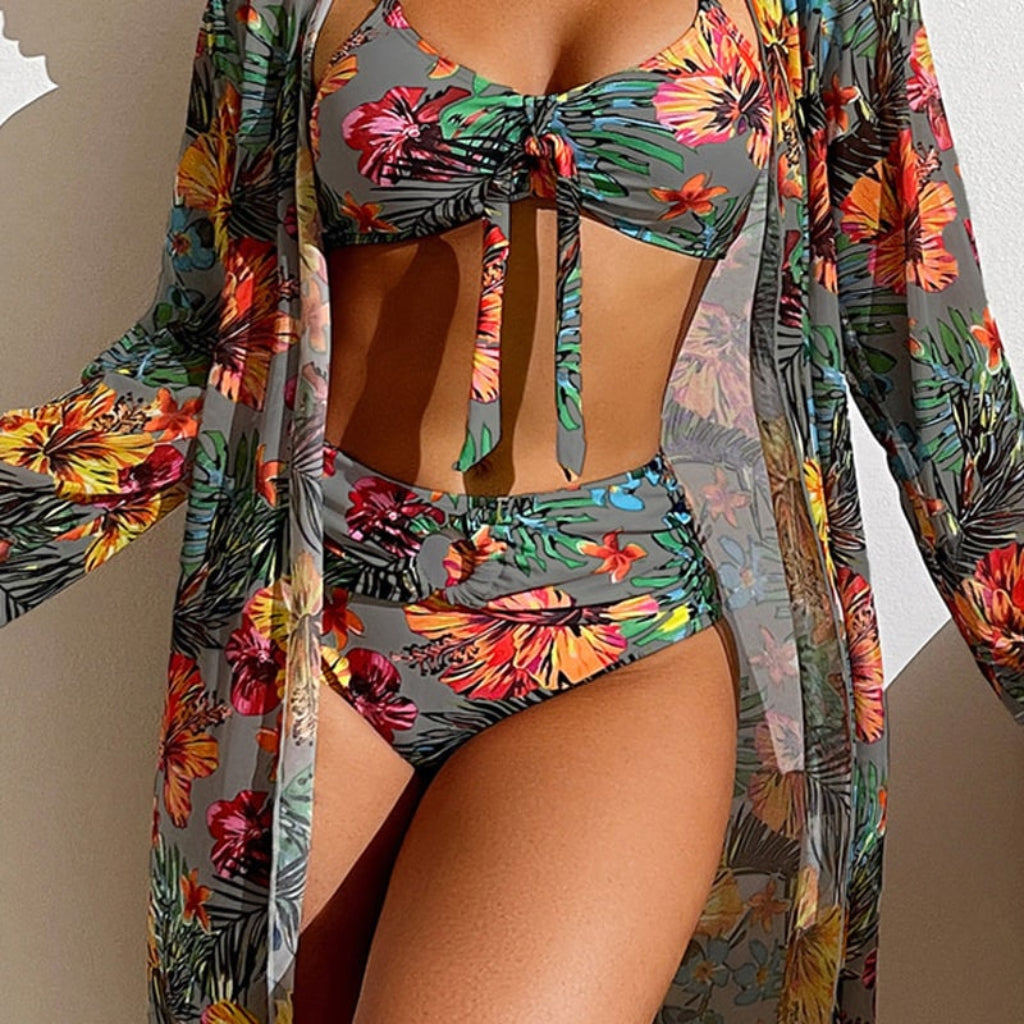 Women's Swimsuit Set Floral Bikini | Swimwear - Image 4