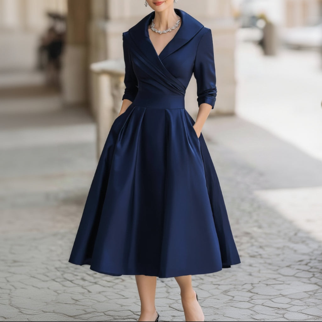 Women's Wedding Guest Formal Midi Dress | Party Dress - Image 1
