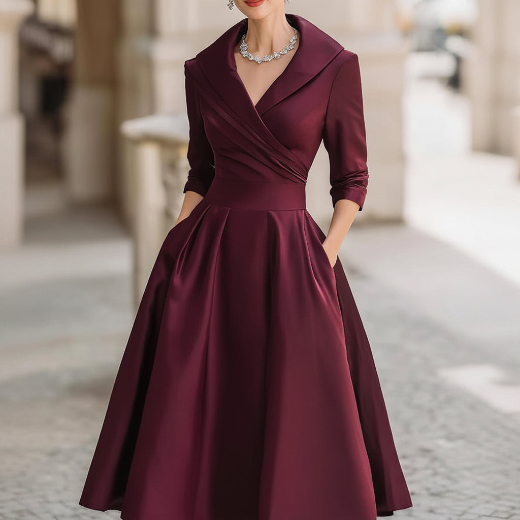 Women's Wedding Guest Formal Midi Dress | Party Dress - Image 2