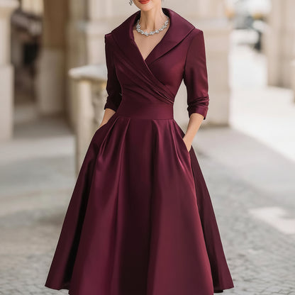 Women's Wedding Guest Formal Midi Dress | Party Dress - Image 2